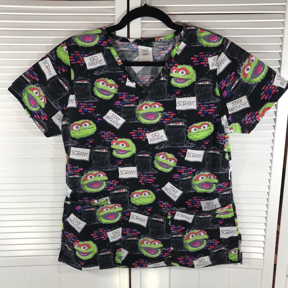 Scrub Top Sesame Street